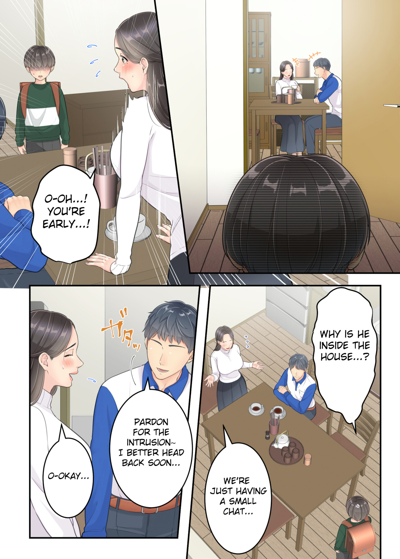 Hentai Manga Comic-My mom and the delivery guy.-Read-16